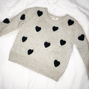 Heart Embellished Sweater